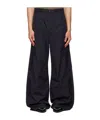 Egonlab Black Utility Pocket Light Cargo Pants In Black