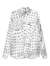 Egonlab Blue Salia Lola Dotts Longsleeve Shirt In Blue