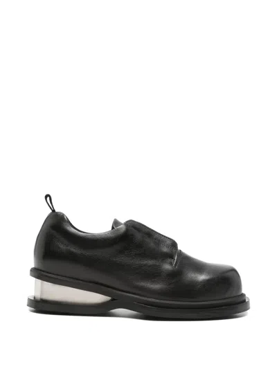 Egonlab Pulsar Metal-detail Derby Shoes In Black