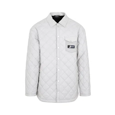 Egonlab Quilted Shirt In Gray