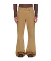 Egonlab Samy Wide Leg Jeans In Brown