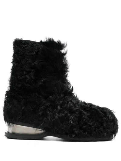 Egonlab Black Stun Shearling Boots
