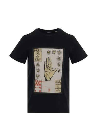 Egonlab Sun Nine Graphic-print T-shirt In Black