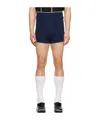 Egonlab Twisted Knitted Shorts In Black