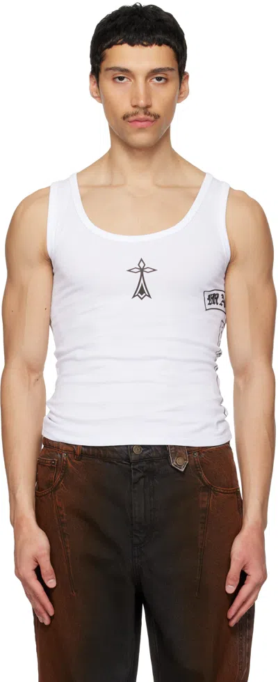 Egonlab White Breizh Tank Top