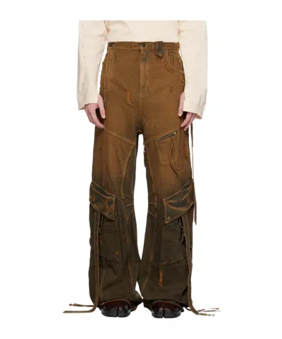 Egonlab Work Jeans In Brown