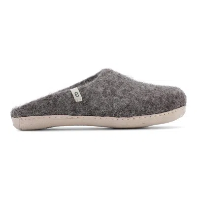 Egos Copenhagen Women's Natural Brown Slipper In Gray