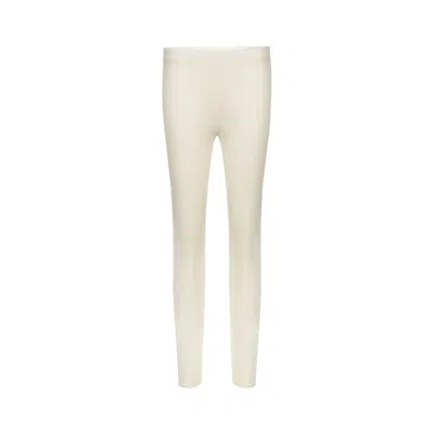 Egyptian Blue Women's Neutrals Ivory Leggings In White