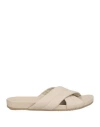 Ehm Shoes Woman Sandals Beige Size 9 Leather