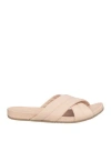 Ehm Shoes Woman Sandals Light Pink Size 10 Leather In Pink