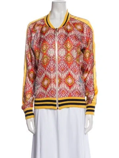 Pre-owned Ei8ht Dreams Floral Print Bomber Jacket In Multi