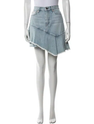 Pre-owned Ei8ht Dreams Mini Skirt In Blue