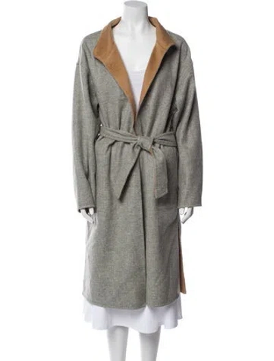 Pre-owned Ei8ht Dreams Wool Coat In Gray