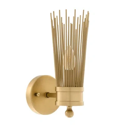 Eichholtz 1 Light-romeo Wall Lamp In Antique Brass