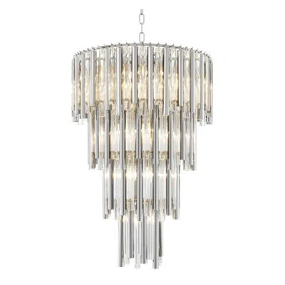 Eichholtz 13 Light-gigi L Chandelier In Nickel