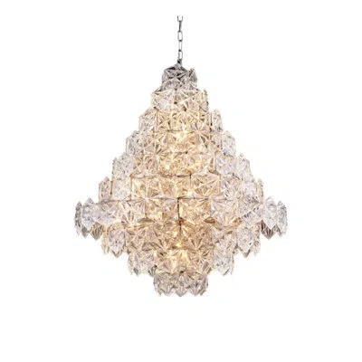 Eichholtz 17 Light-hermitage L Chandelier In Silver