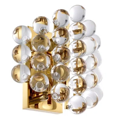 Eichholtz 2 Light-mylo Wall Lamp In Gold