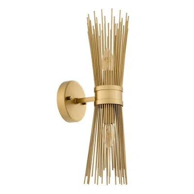 Eichholtz 2 Light-romeo Wall Lamp In Antique Brass