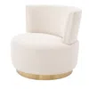 Eichholtz Alonso Swivel Chair In Boucle Cream