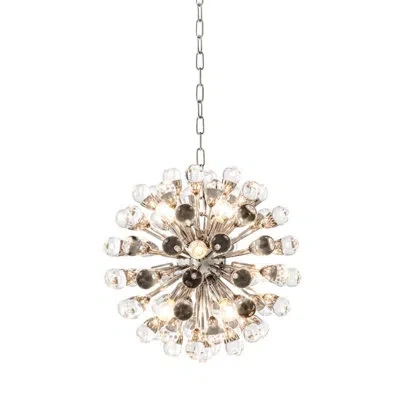 Eichholtz Antares 12-light Sputnik Sphere Chandelier In Nickel
