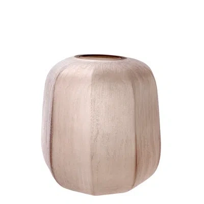 Eichholtz Avance Sand 13" Glass Table Vase