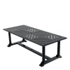 Eichholtz Bell Rive Lacquer Dining Table In Black