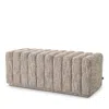 Eichholtz Bente Mademoiselle Beige Bench In Mademoiselle Beige