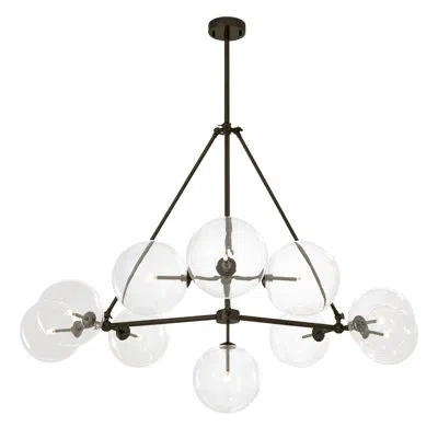 Eichholtz Bermude 10 Light-chandelier In Bronze