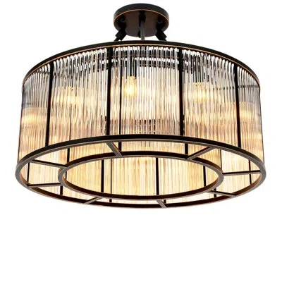 Eichholtz Bernardi Ceiling Lamp In Bronze