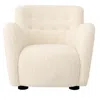 Eichholtz Bixby Faux Shearling Chair In Faux Sherling