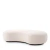 Eichholtz Bjorn Boucle Cream Bench In Boucle Cream