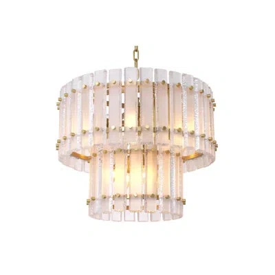 Eichholtz Blason Chandelier In Antique Brass