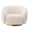 Eichholtz Brice Chair In Boucle Cream