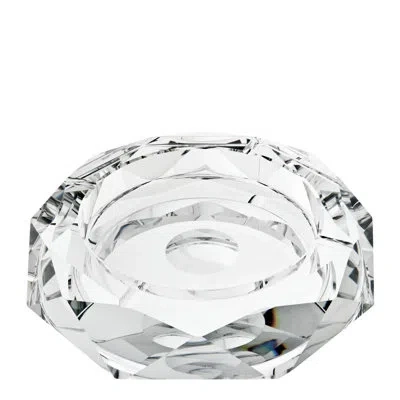 Eichholtz Bruce Glass Ashtray In Clear