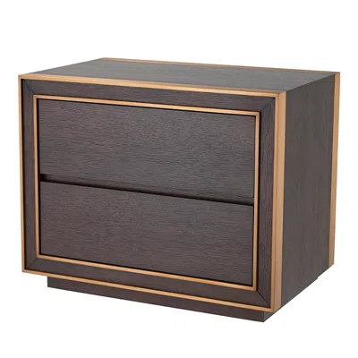 Eichholtz Camelot Bedside Table In Oak Brown
