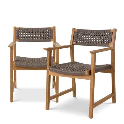 Eichholtz Cancun Patio Dining Armchair In Natural