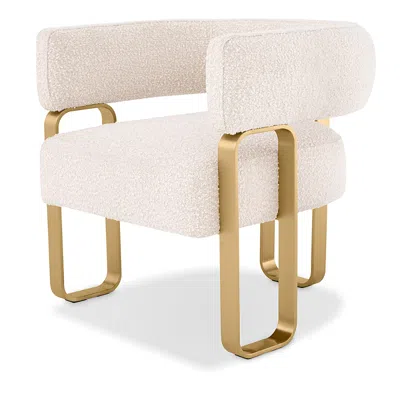 Eichholtz Capricorn Chair In Boucle Cream