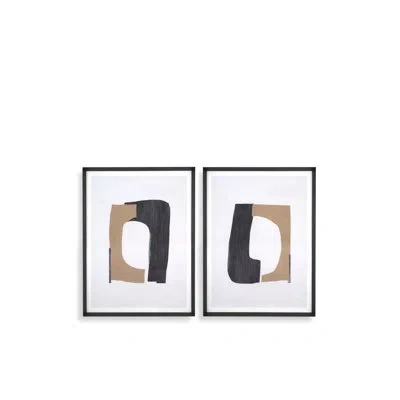 Eichholtz Cardboard Cutouts - 2 Piece Picture Frame Painting Set
