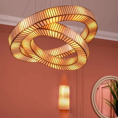 Eichholtz Chandelier Monari Antique Brass Finish In Gold