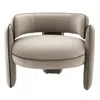 Eichholtz Chaplin Chair In Savona Greige Velvet