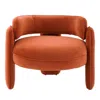 Eichholtz Chaplin Chair In Savona Orange Velvet