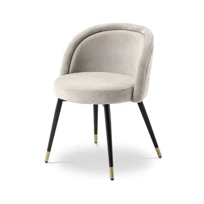 Eichholtz Chloé Dining Chairs (2) In Black;gold