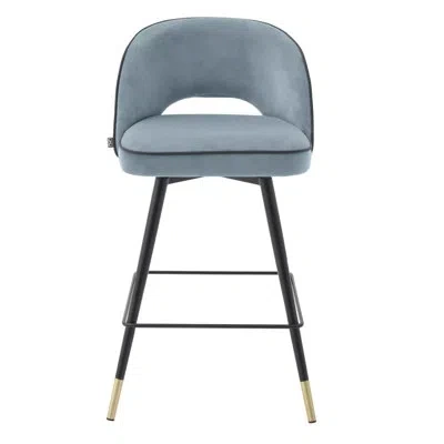 Eichholtz Cliff Bar Stool In Blue