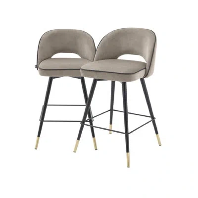 Eichholtz Cliff Barstools (2) In Beige