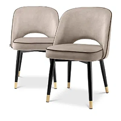 Eichholtz Cliff Dining Chair, Set Of 2 In Greige