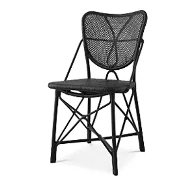 Eichholtz Colony Dining Chair In Matte Black