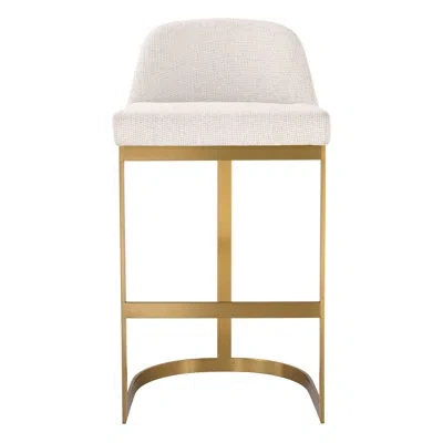 Eichholtz Condos Stool In Lyssa Off White