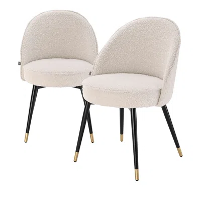 Eichholtz Cooper Dining Chair, Set Of 2 In Cream