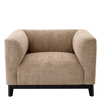 Eichholtz Corso Upholstered Barrel Chair In Lyssa Sand