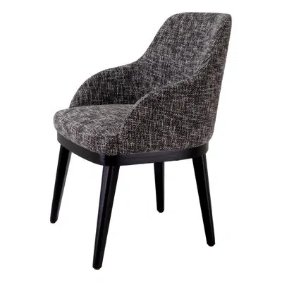 Eichholtz Costa Polyester Armchair In Cambon Black